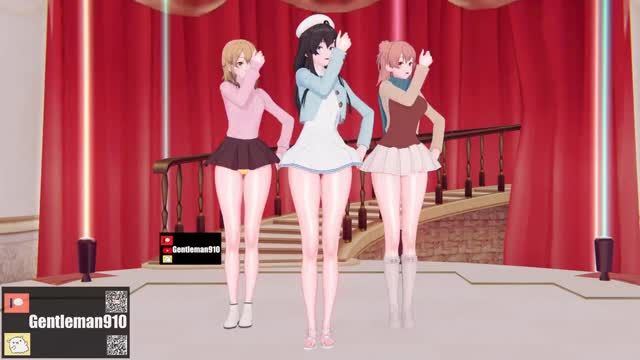  【KKS/MMD】SATURDAY - MMook雪之下雪乃由比之滨结衣一色【我的盖尔】