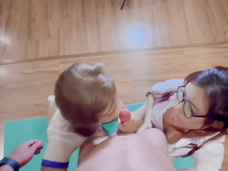  教師節特別企劃 H罩杯巨乳學生妹與E奶巨乳校長 合體3P侍奉瘋狂榨精