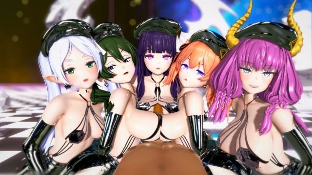  [7pupu] 芙莉莲x费伦x尤蓓尔x阿乌拉x莉妮耶 - STEP【葬送のフリーレン】4k SEX